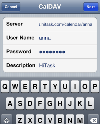 Account details